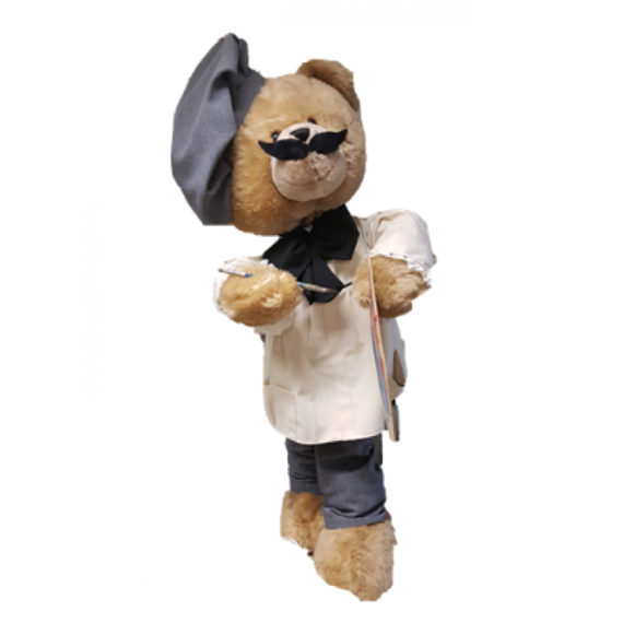 Grand ourson peintre – Référence : OURS 230